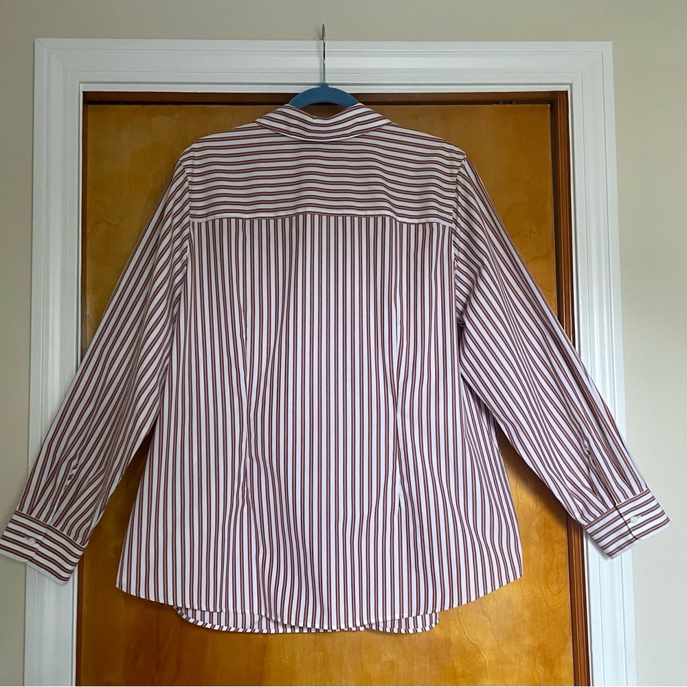 Foxcroft for Appleseed’s Button Down Long Sleeve Shirt Women’s 20W wrinkle free - Picture 2 of 6